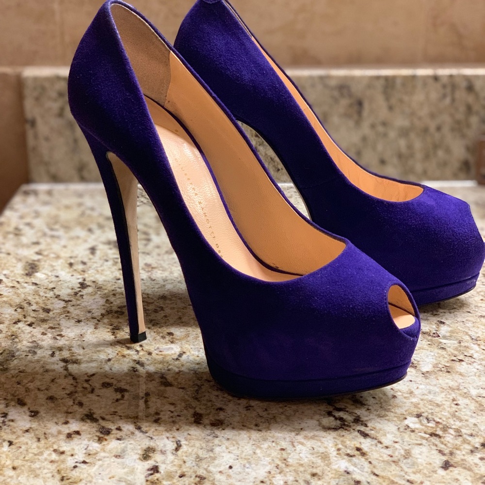 Giuseppe Zanotti Sharon Platform Peep Toe Pump - Picture 4 of 8